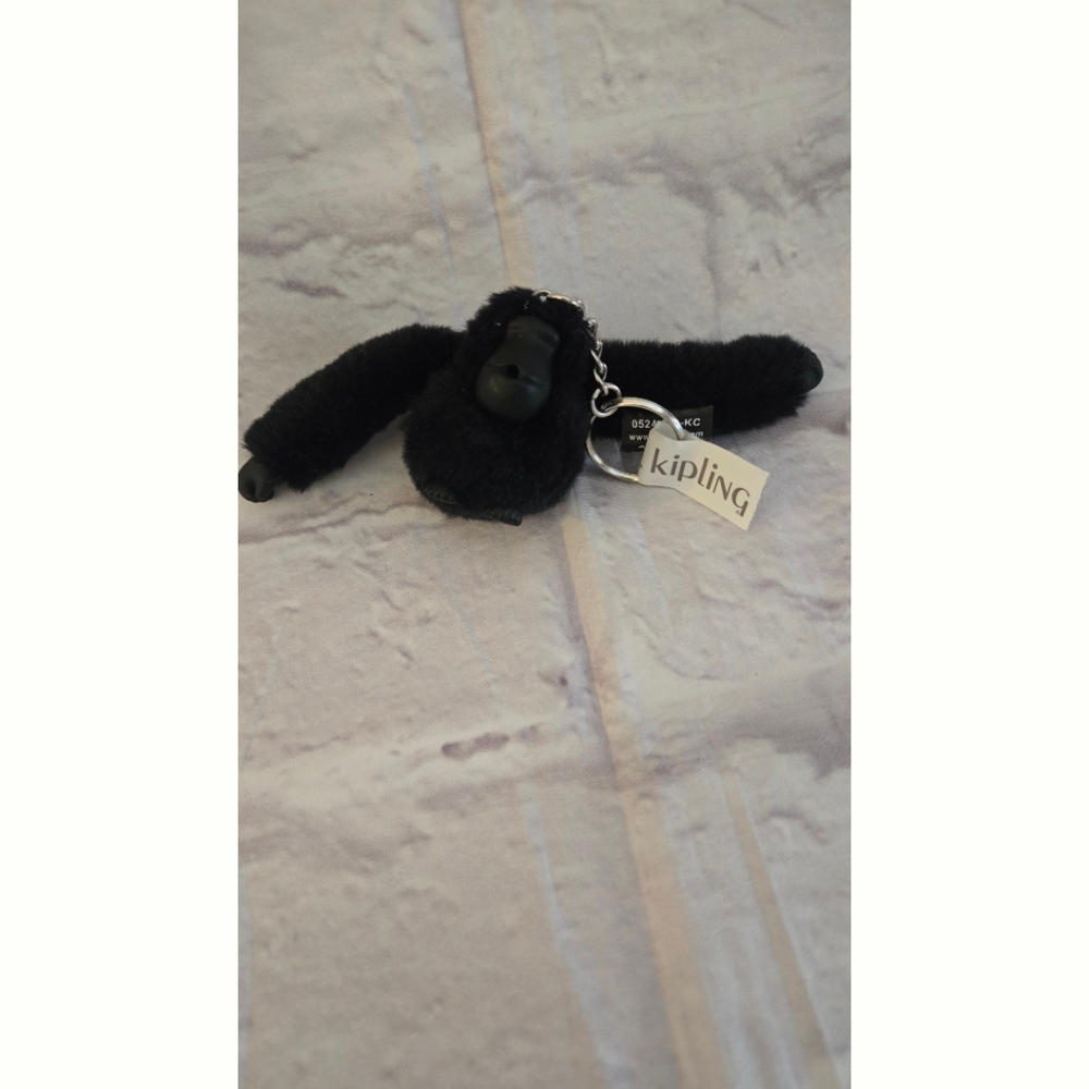 Kipling Plush Black Gorilla Keychain - Picture 8 of 9